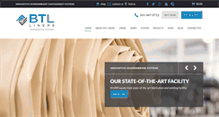 Desktop Screenshot of btlliners.com